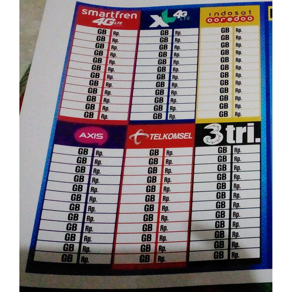 

Poster Daftar Harga Kuota BA Design