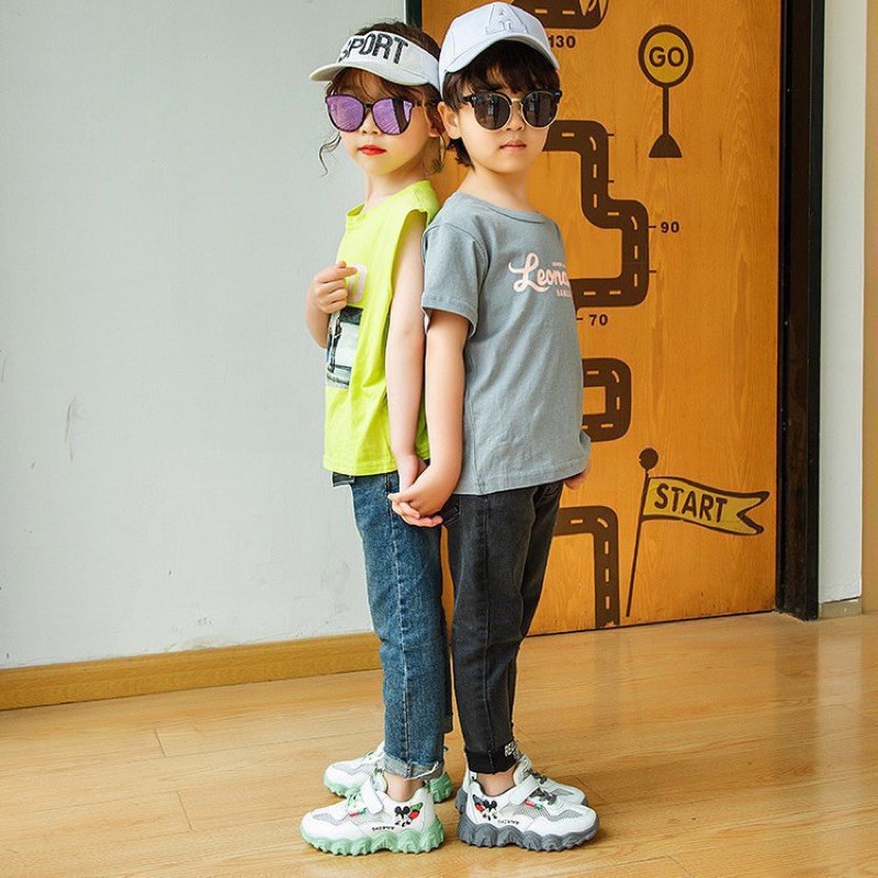 1001 Sepatu Sneakers Anak Korea Cowok Cewek Mickey 3warna !!