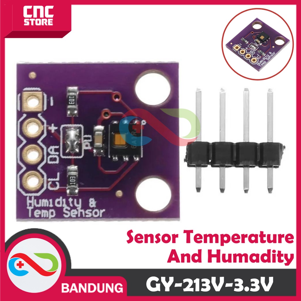 GY-213V-HDC1080 HIGH PRECISION TEMPERATURE AND HUMIDITY SENSOR MODULE