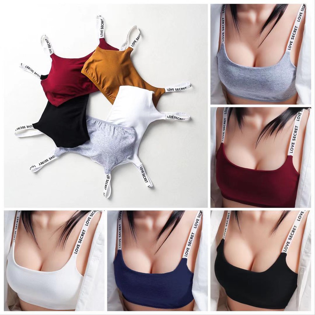 Sport Bra Polos Fashion Wanita Bra Yoga Bra Olahraga Sport Bra Seamless Import