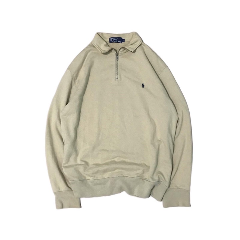 Polo ralph Lauren Second Half Zip Beige Cuarte
