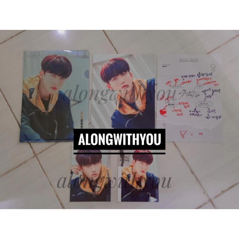 L-Holder & Mini Poster Unlock: District 9 Stray Kids Changbin set.