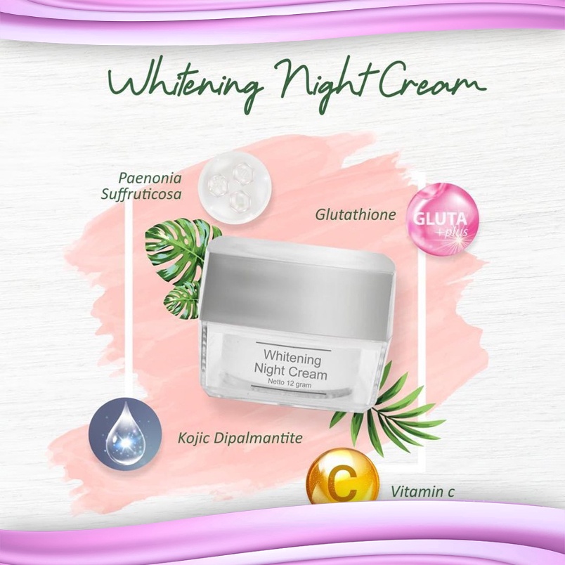 WHITENING NIGHT CREAM MS GLOW