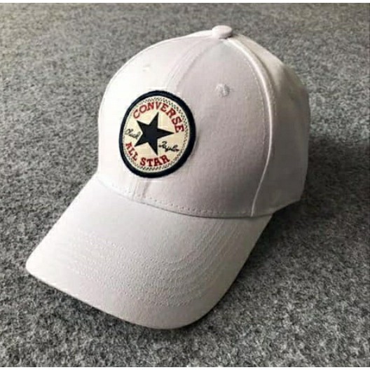 Topi karakter Pria cowok terlaris murah Convrs Hitam Dongker Putih Marun Krem Biru Merah (COD )