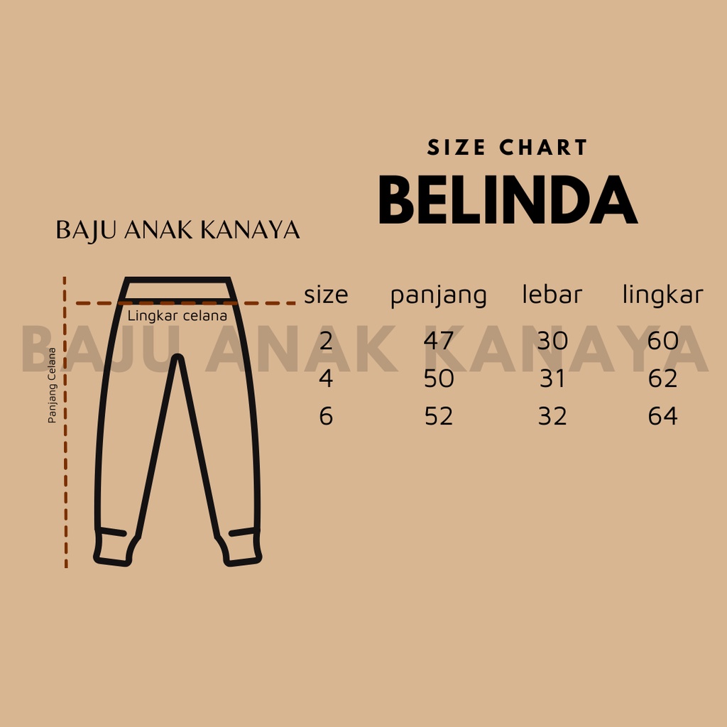 2-4 TH CELANA JEANS ANAK BELINDA CELANA ANAK JEANS PEREMPUAN CELANA PANJANG ANAK