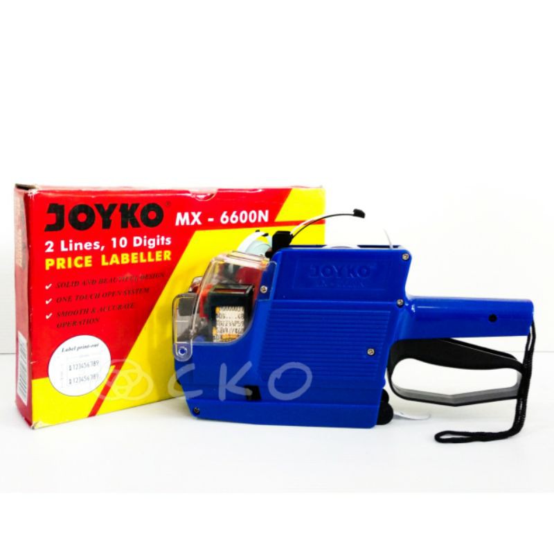 

label harga joyko 2 baris MX6600N/ price label joyko 2 line