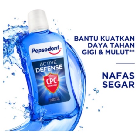 Pepsodent Mouthwash Active Defense 300 Ml