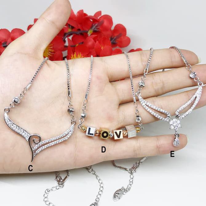 promo Kalung Xuping Bandul Love Hati Kupu Besar Lapis Emas - BN157