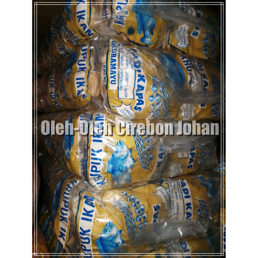 

Krupuk Padi Kapas Ikan Super (ball isi 20 bungkus)