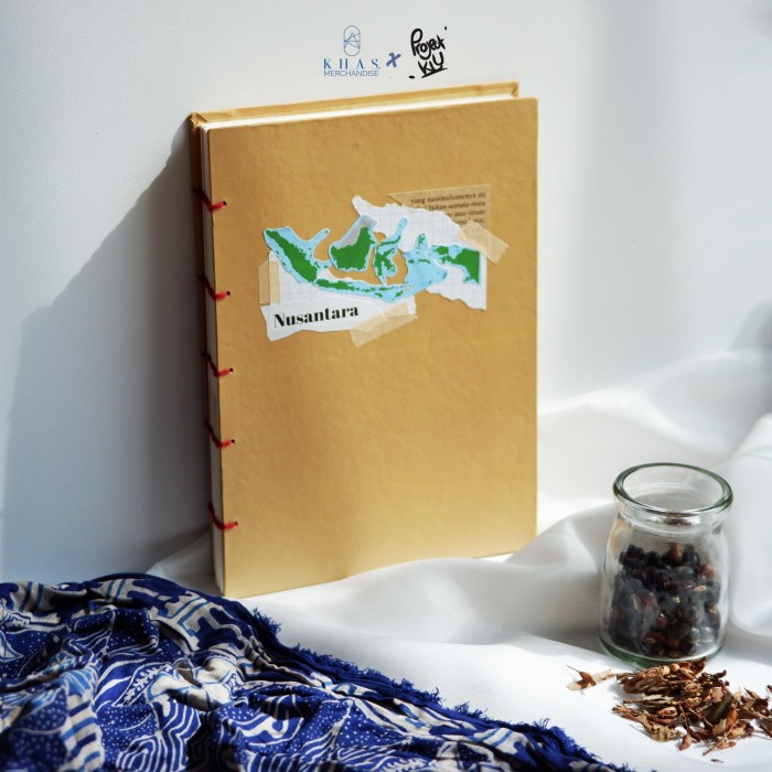 

[RESTOCK] Handmade Journal Agenda - KHAS x Project Klu - NUSANTARA SERIES