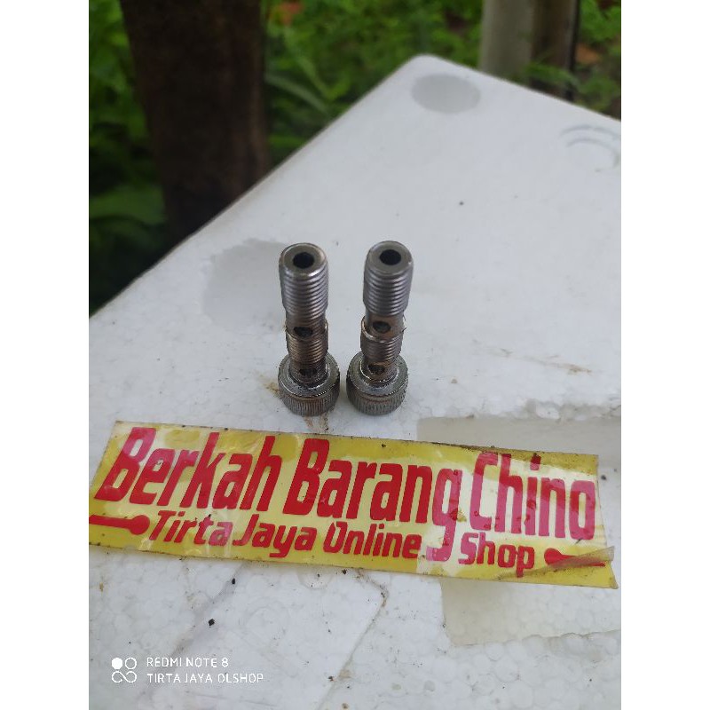 baut banjo baut master rem baut doble dobel kaliper selang rem cakram dobel piston