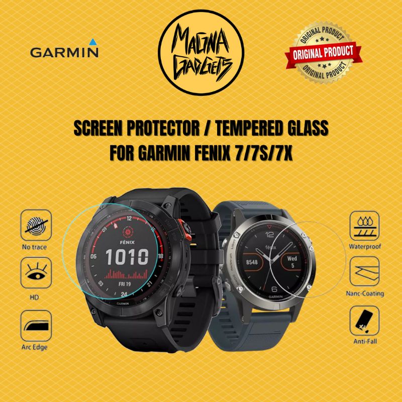 Anti Gores Garmin Fenix 7 7S 7X Smartwatch - Tempered Glass Screen Protector