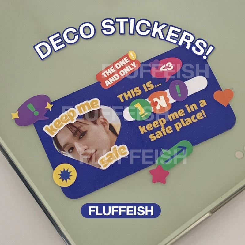 

FLUFFEISH - DECO STICKERS (Alphabet, Deco)