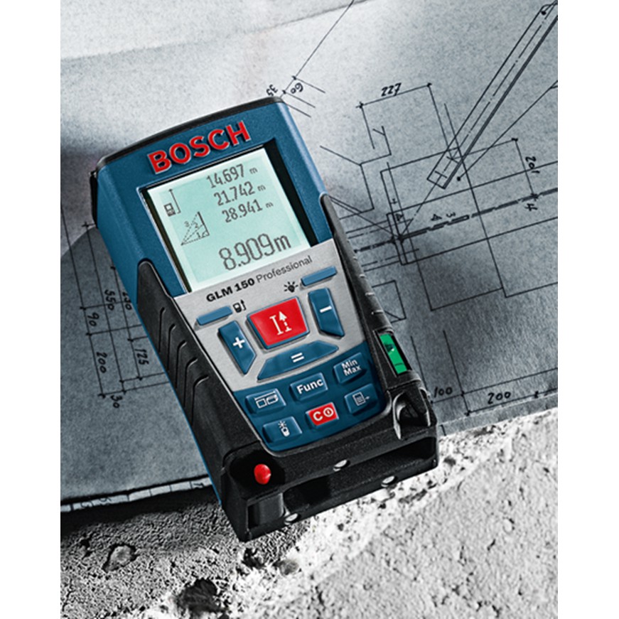 Meteran Laser Bosch GLM 150 - Pengukur Laser Bosch GLM 150 Professional