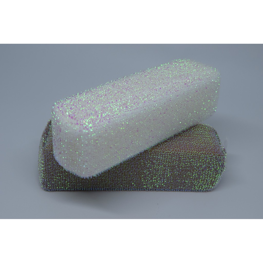 BENCO Sponge Spons Cuci Piring Gelas Wastafel Bathup Brush Material Kuat dan Awet 2Pcs