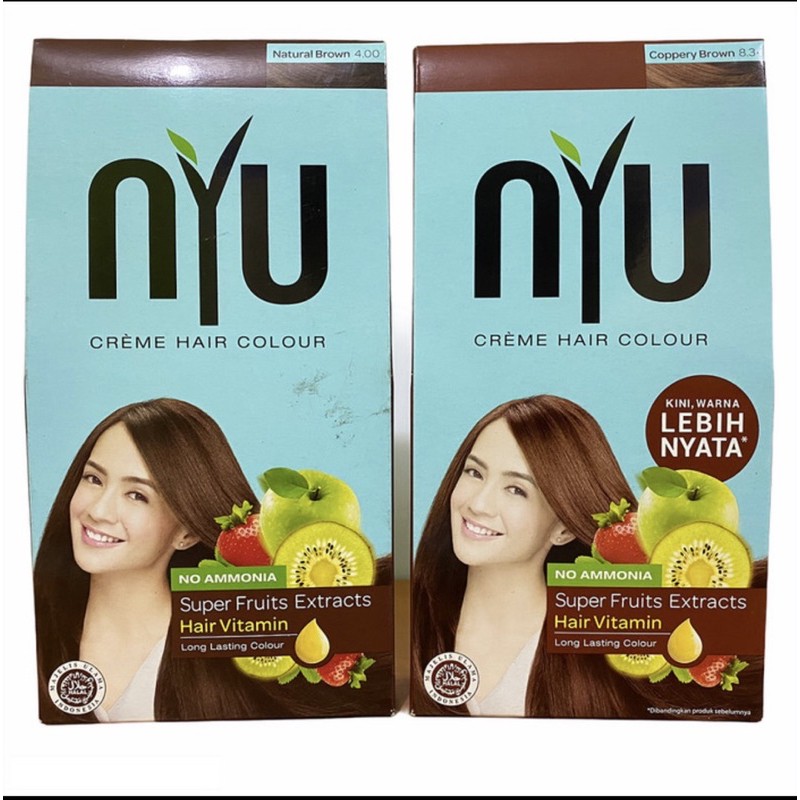 NYU Creme Hair Colour Pewarna Rambut Cat Rambut