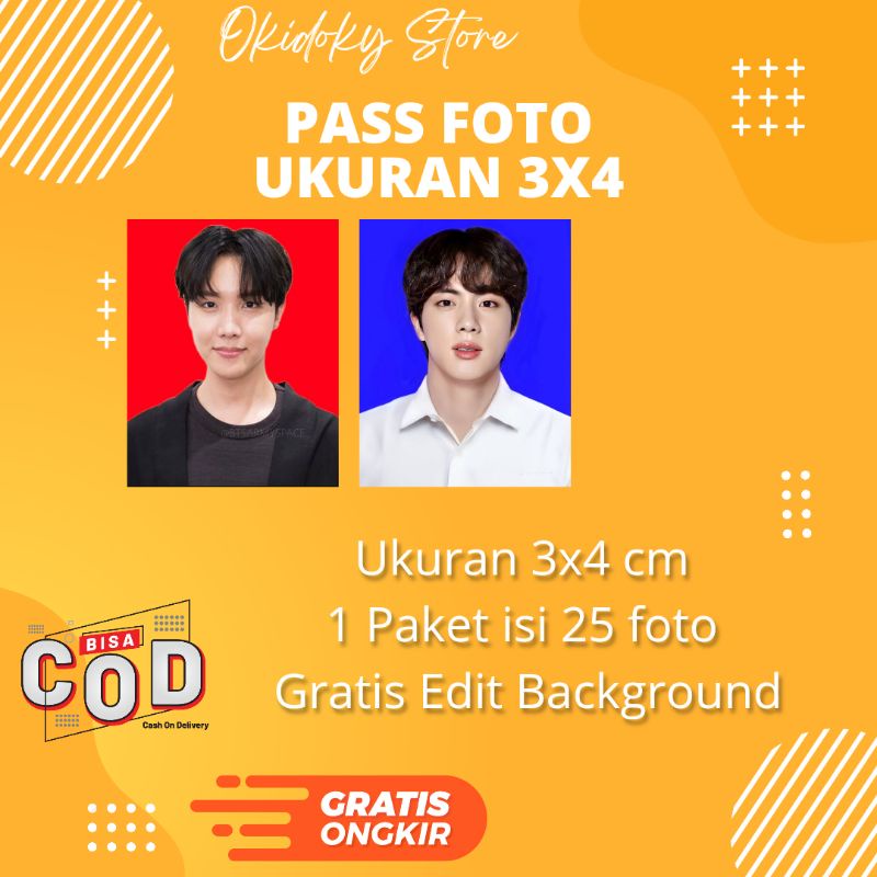 [LANGSUNG JADI] Cetak Pass Foto 3x4 lamaran kerja murah