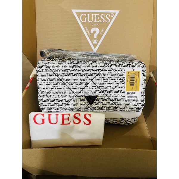 Tas Guess Original - Cessily Convertible Crossbody Flap