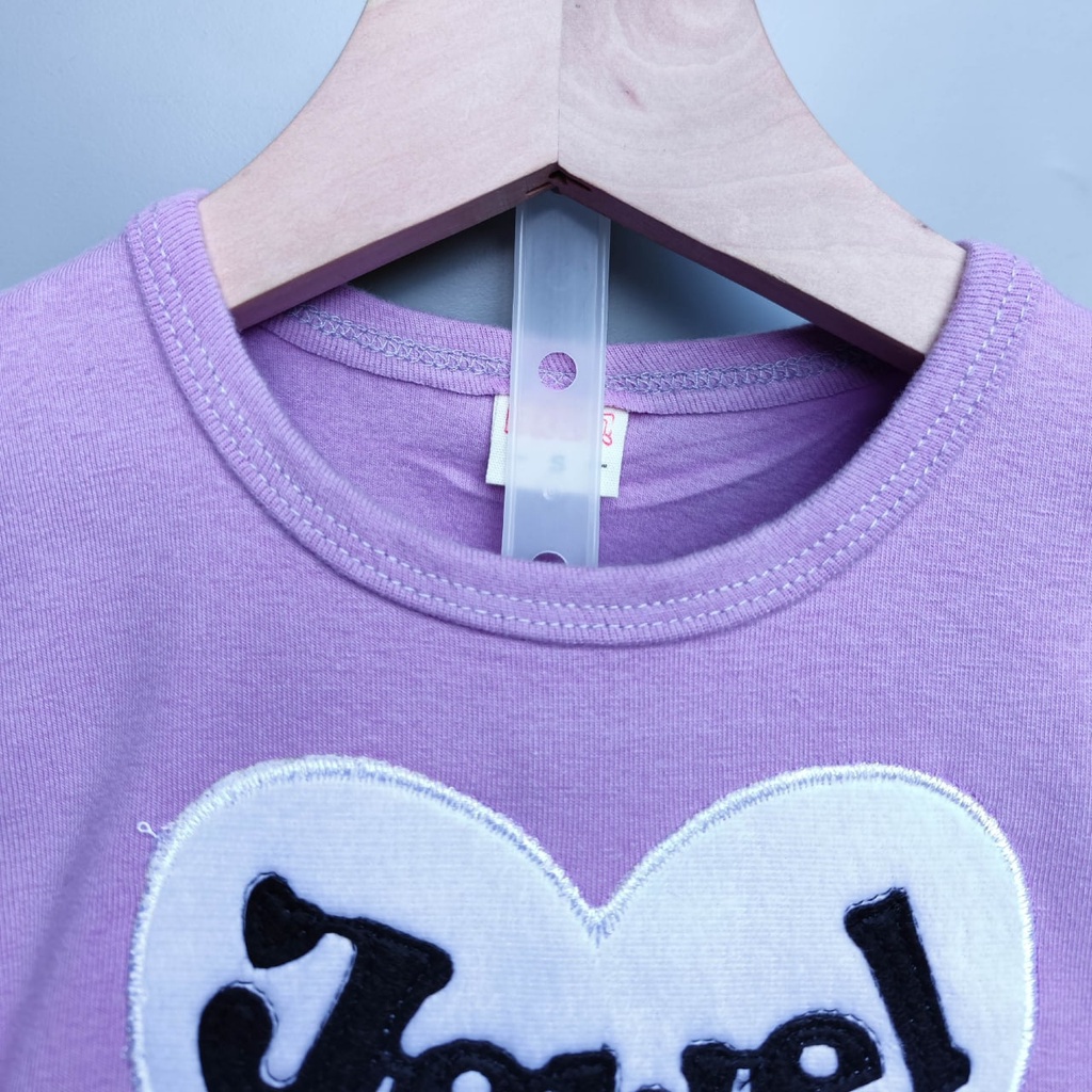 Promo !! Setelan baju anak perempuan cute / setelan jewel love naomi import ukuran 9bulan-3tahun