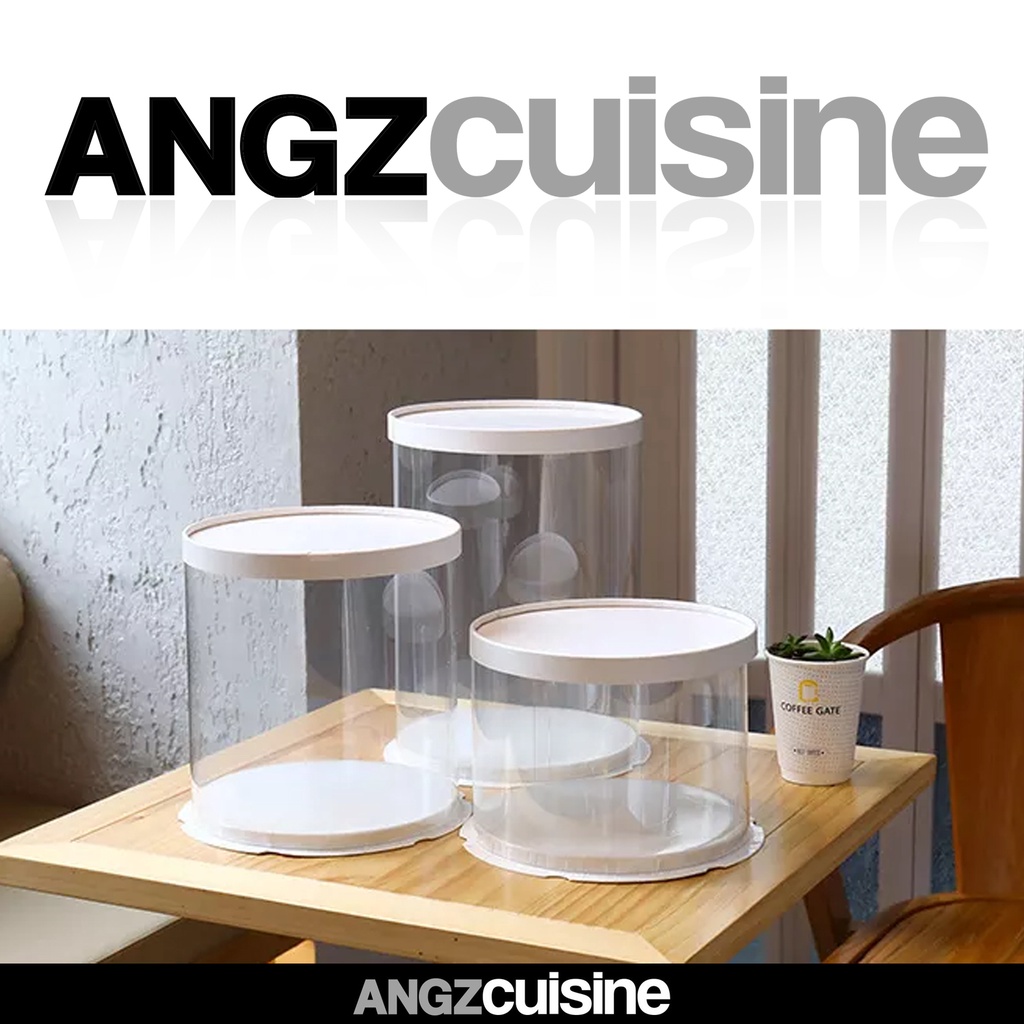 

Transparent Cake Box Round Kotak Hantaran Pernikahan Bentuk Bulat Warna Putih