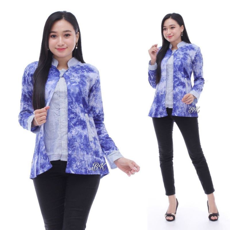 Blouse Batik Wanita/Atasan Batik Wanita/Batik Pekalongan