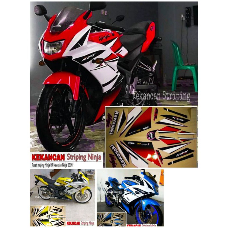 Striping NINJA RR NEW ANNIVERSARY CUSTOM WARNA