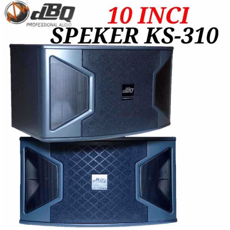 SPEAKER KARAOKE DBQ 10 INCH SPIKER SEPASANG / 1 SET PASIF DBQ KS 310 ORIGINAL