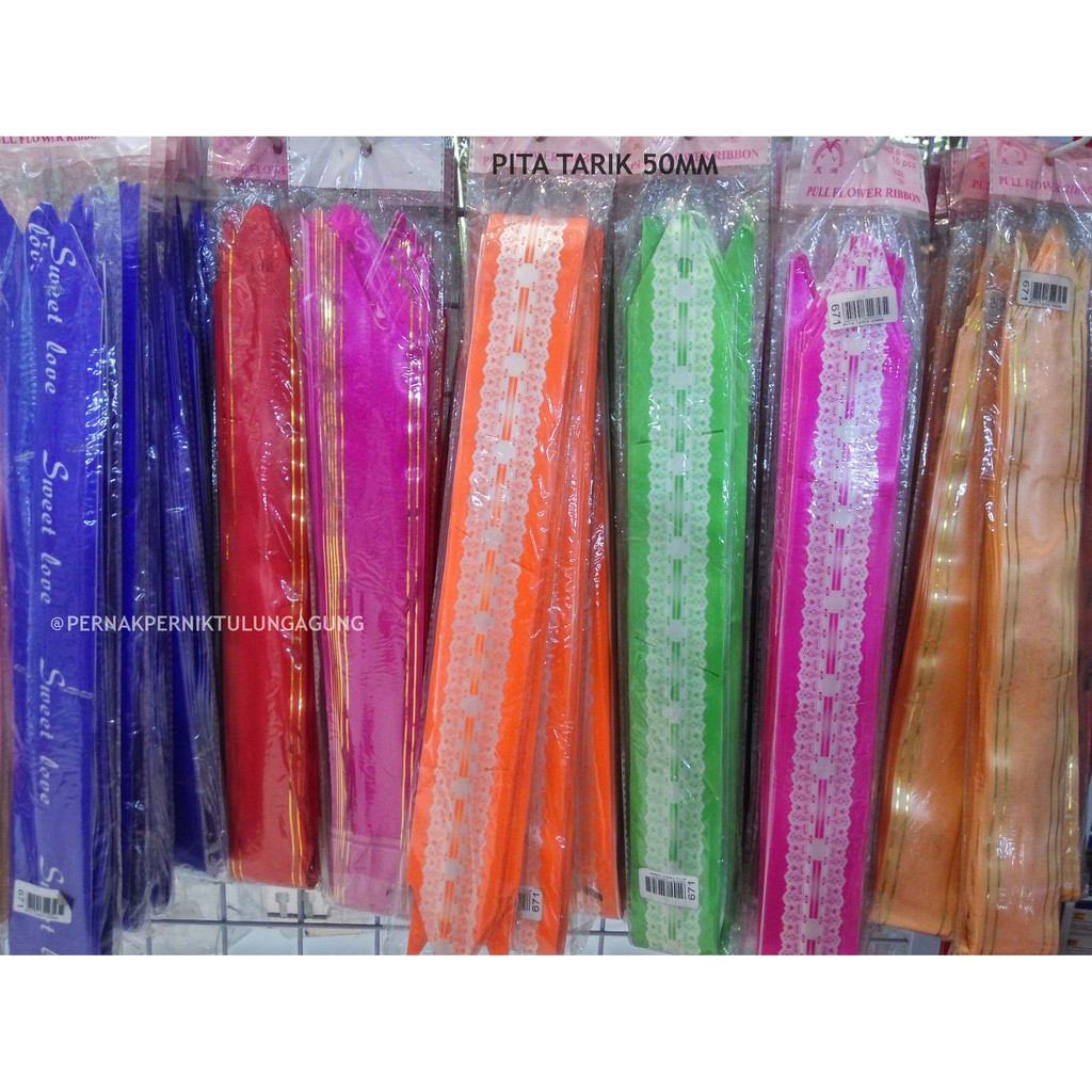 

Pita Tarik 50mm - Pita Dekorasi Parcel Hampers Bingkisan Kado