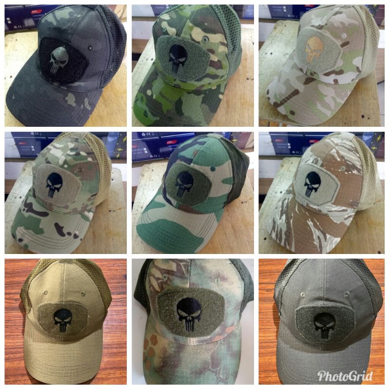 TOPI TACTICAL EMERSON LOGO PUNISHER/TENGKORAK EMERSON IMPOR