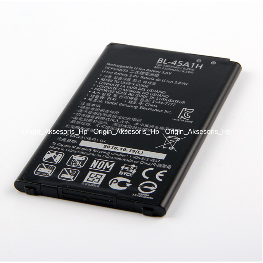 Baterai LG BL-45A1H Original Buat Hp LG K10 2016 4G F760L F760K BL45A1H dc88