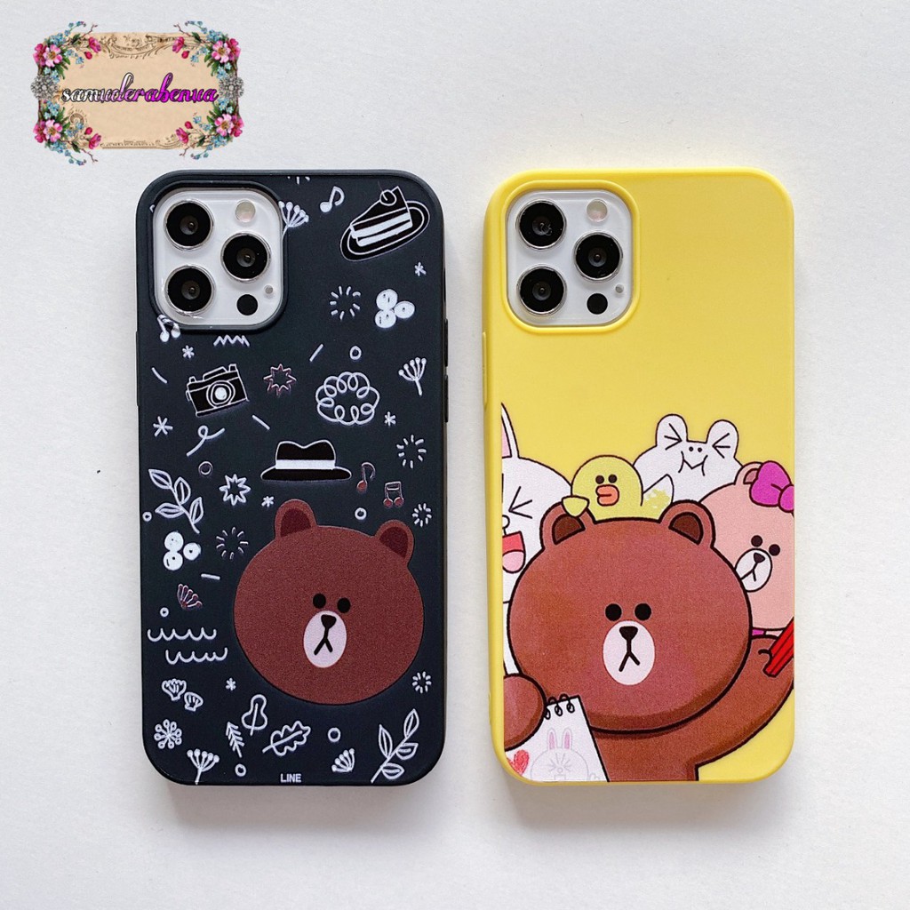 SS015 SOFTCASE BEAR samsung A01 M01 core J3 J2 prime grand A10 A10s M01s A20 A30 M10s M51 SB1253