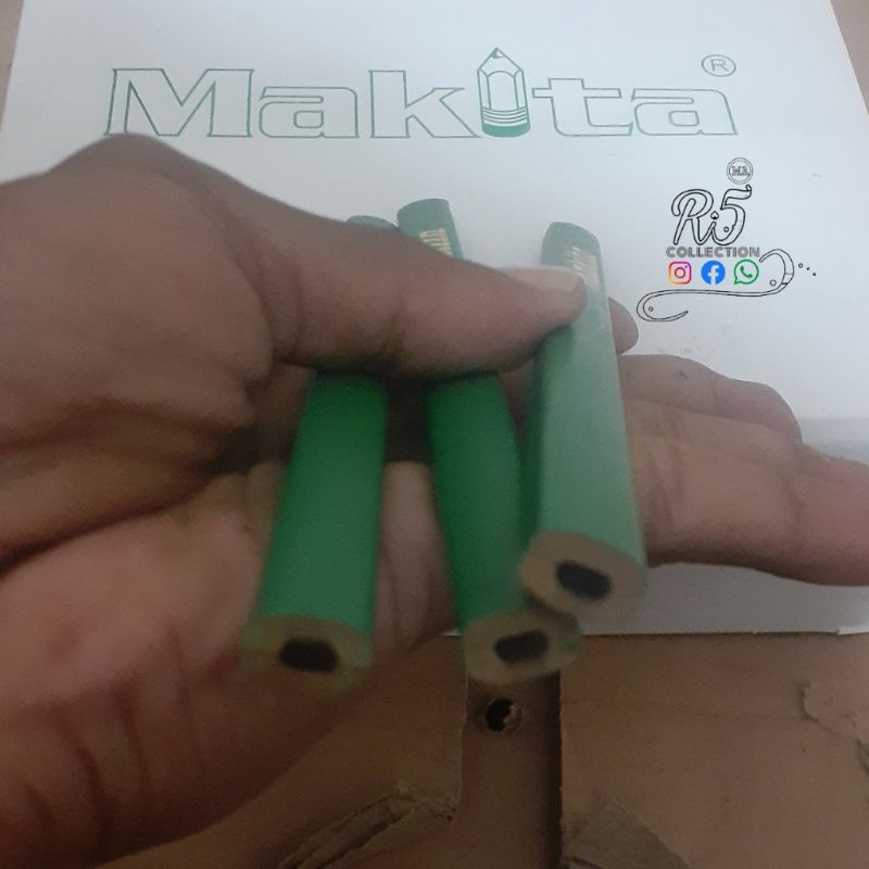 

PENSIL TUKANG KAYU , PENSIL TUKANG BANGUNAN , PENSIL MAKITA 1 BOX ISI 144 PCS