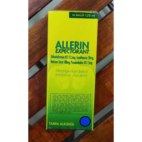 Allerin Expectorant 120 ML / Batuk berdahak dan pilek