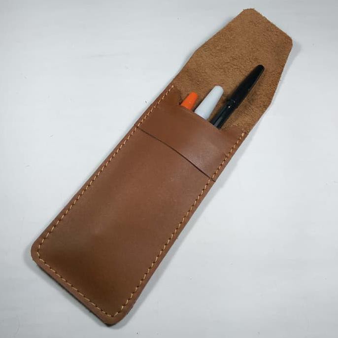 

Discount Tempat Pensil Kulit Kulit Asli Warna Tan - Pencil Case - Wallet Buru Order