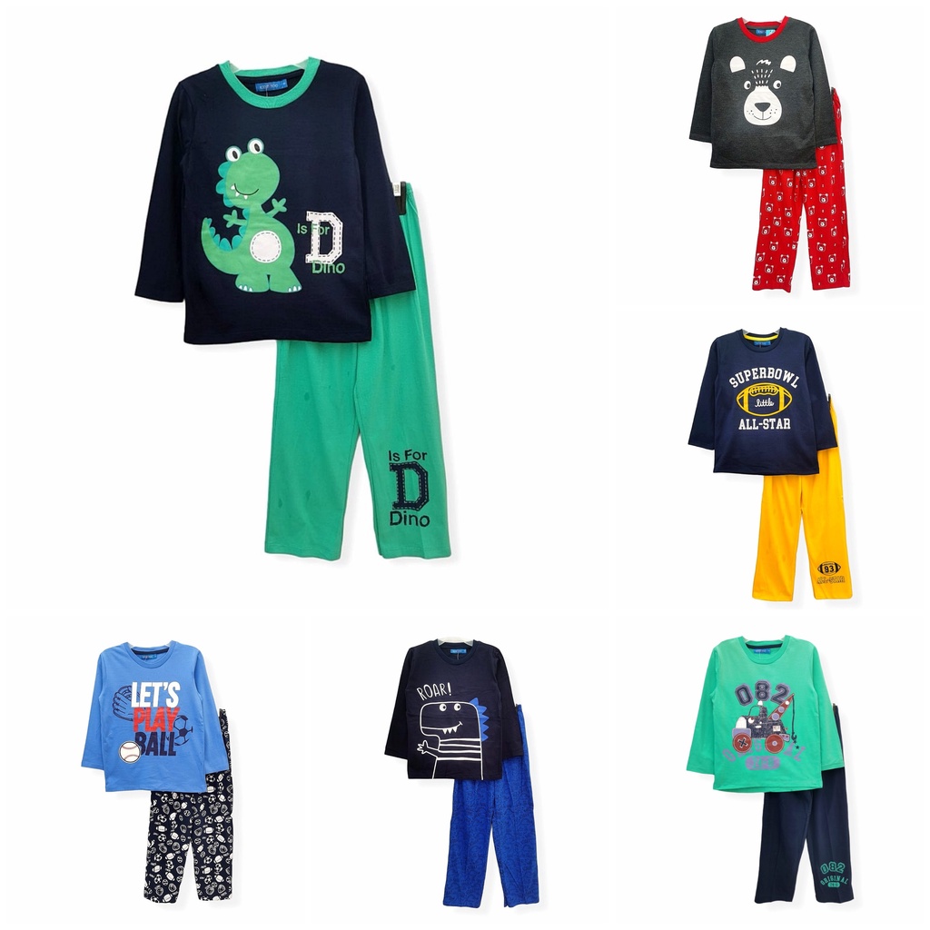 Baju tidur piyama anak laki-laki kidz*too