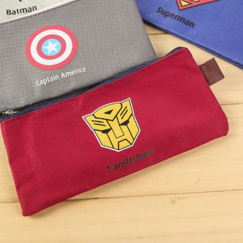 MURMURE.ID | TEMPAT PENSIL KOTAK PENSIL SUPERHERO TRANSF0RMER SUPERM4N B4TMAN PC022-TRANSF0RMER