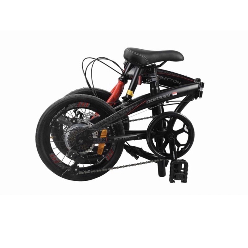 khusus JNE cargo dan COD Sepeda Lipat odessy phyton batik edition bisa kredit cicilan 20 inch-1