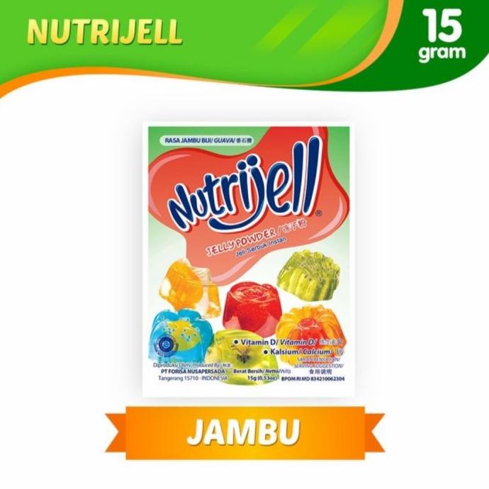 

Nutrijel Nutrijell Guava Jambu Biji 15gram 15 gram TERUJI Kode 656