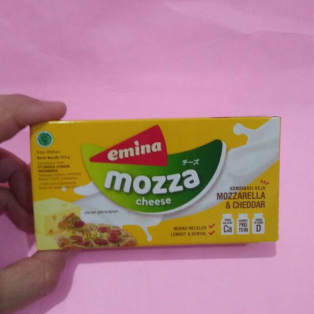 Keju mozarella EMINA 170GR/Keju Mozarella Amina/Keju Molor/Keju Pizza