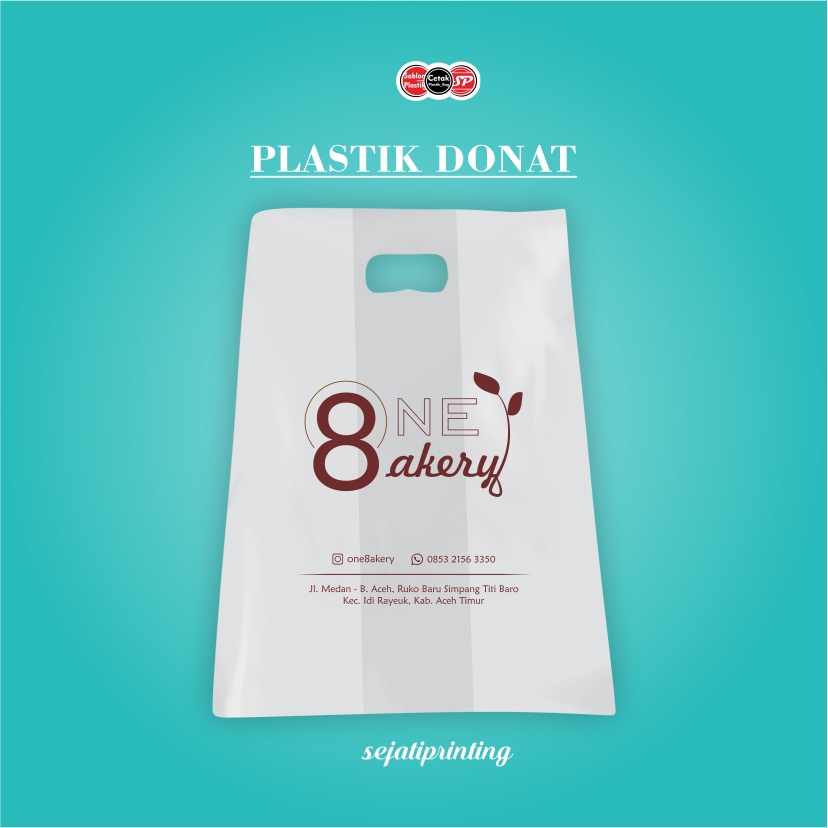 

Sablon Plastik Donat 37cm x 40cm, FREE DESAIN - SEJATIPRINTING