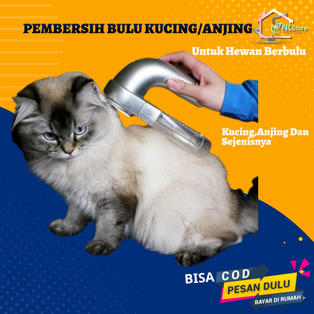 Shed Pal Alat Pembersih Bulu Kucing Anjing Elektrik Grooming Hewan