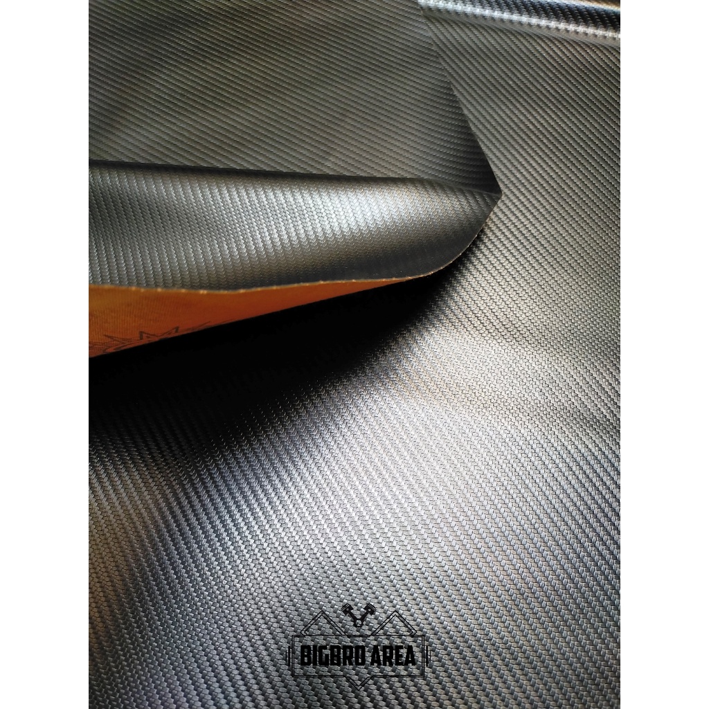 KULIT JOK MOTOR KARBON 51x85 cm Sarung Jok Cover Jok Kulit Polos Hitam Oscar