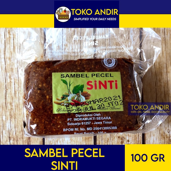 

Sambel Pecel Sinti 100gr