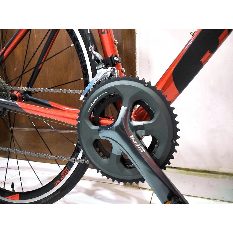 FULLBIKE SECOND ROADBIKE SEPEDA BALAP MOSSO 790 PRO 2 SIZE S TIAGRA R4700 2X10SPEED MULUS