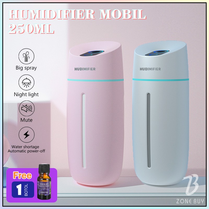 100% ORI Humidifier Diffuser Aroma Diffuser 250ML Oil Diffuser Aroma Terapi Pengharum Ruangan