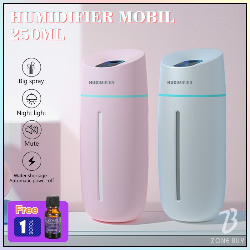 100% ORI Humidifier Diffuser Aroma Diffuser 250ML Oil Diffuser Aroma Terapi Pengharum Ruangan