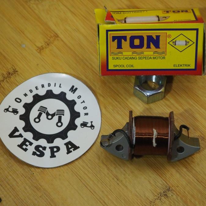 ORIGINAL - SPULL PLATINA, SPUL PENGAPIAN MAGNIT VESPA SUPER - TON