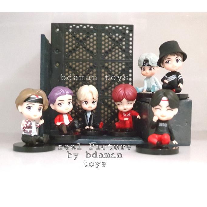STAND FIGURE BTS ACTION FIGURE BTS MINI FIGURE TINY TAN BTS 7PCS