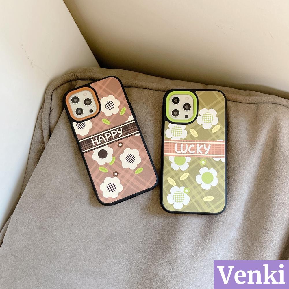 For iPhone 13 Pro Max iPhone Case Silicone Soft Case Luxury Leather Case Three-in-one Removable Acrylic Frame Protection Camera Shockproof Green Brown Flowers Retro Style For iPhone 13 Pro Max iPhone 12 Pro Max iPhone 11 Pro Max iPhone 7 Plus XR XS Max