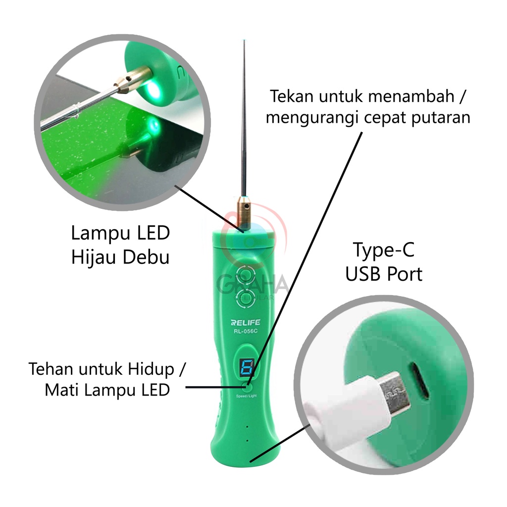 MESIN PENGHILANG LEM LCD / ELECTRIC OCA REMOVER RELIFE RL-056C